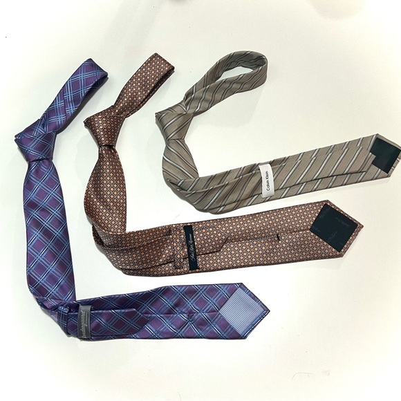 3 x beautiful spring/summer ties. Sondergard, Saks Fifth Ave, CK - Picture 3 of 9